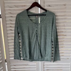 Victoria's Secret | Henley Long Sleeve Pajama Tee